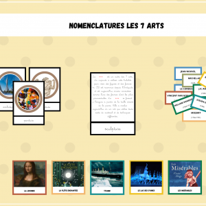 Nomenclatures les 7 arts majeurs - Art & Musique