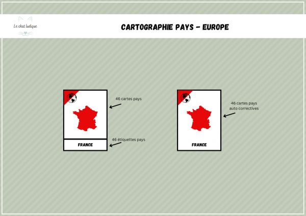 Nomenclatures cartographie pays - Europe - Géographie – Image 2