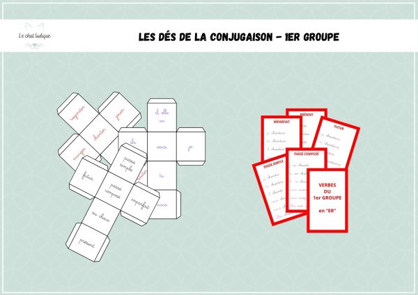 Les dés de la conjugaison 1er groupe - Français