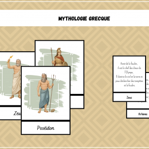 Nomenclatures Montessori Mythologie Grecque