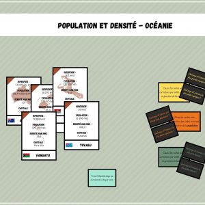 Nomenclature densité & population Océanie 1,95€ _ 12_15ans