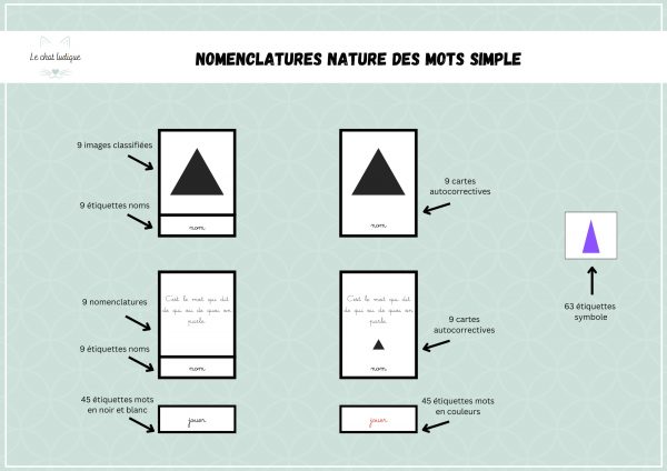 Nomenclatures nature des mots (simple) - Français – Image 2