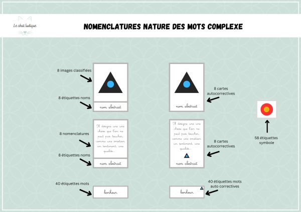 Nomenclatures Nature des mots (complexe) - Français – Image 2