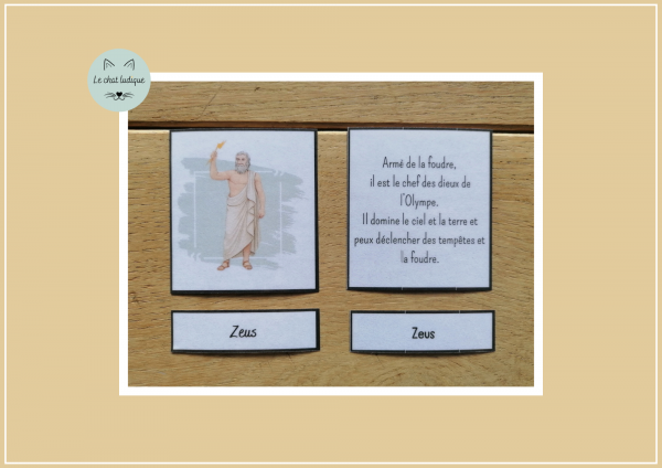 Nomenclatures Montessori Mythologie Grecque – Image 4