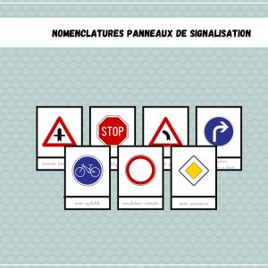 Nomenclatures signalisation routière - Nomenclatures et autres