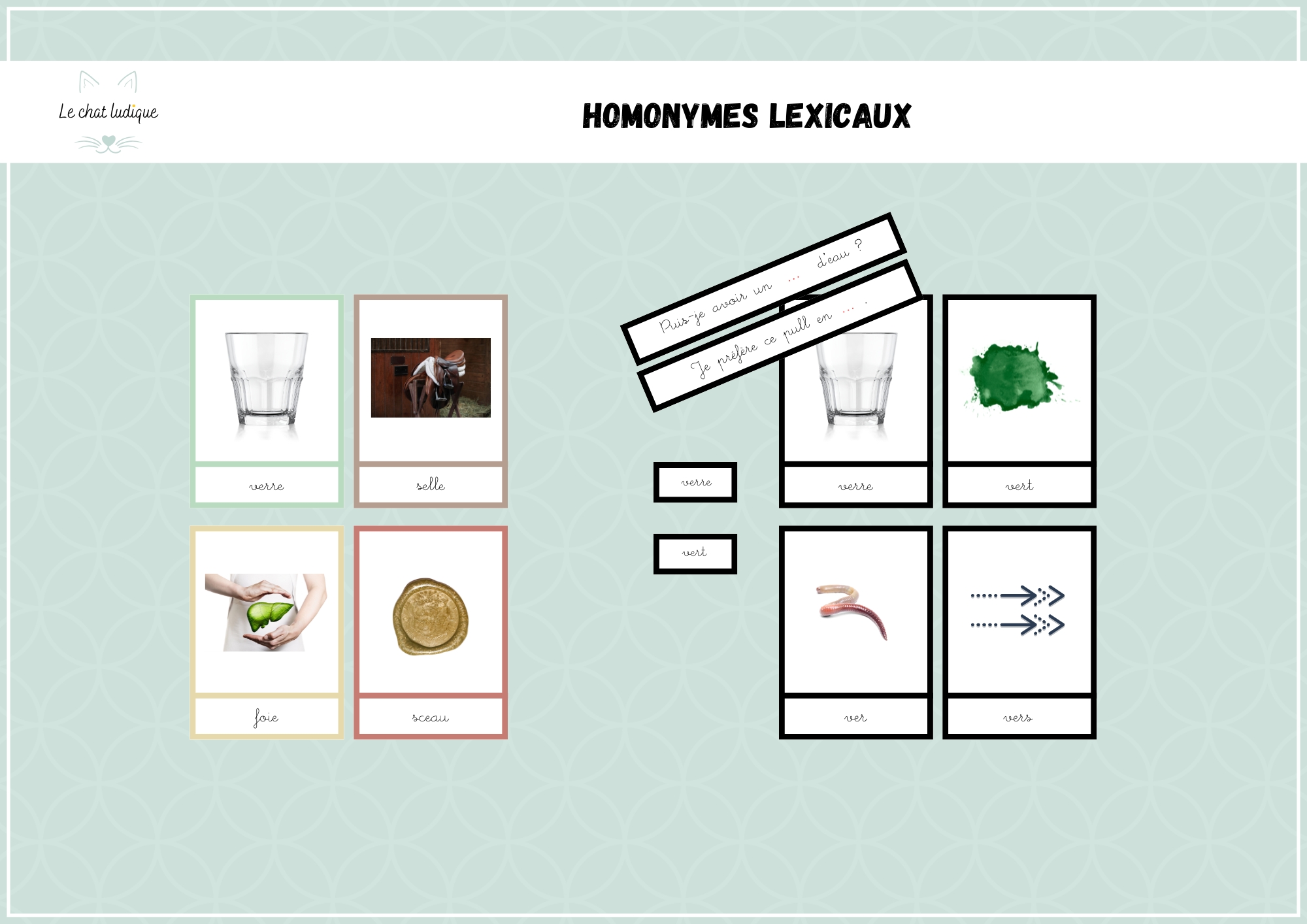 Nomenclatures homonymes lexicaux - Français