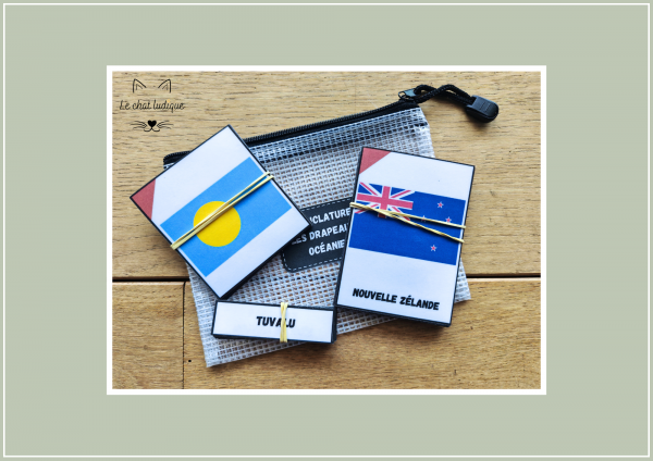 Nomenclatures Montessori drapeaux Océanie – Image 3